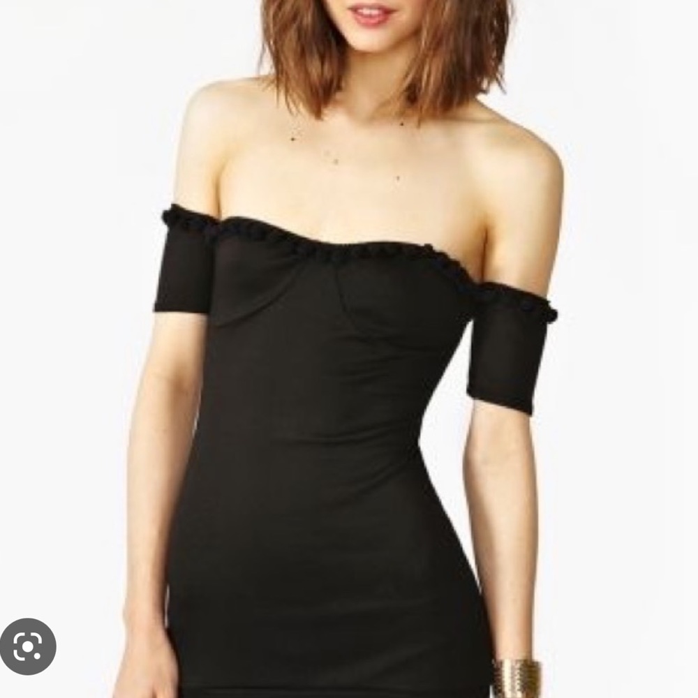 For Love & Lemons Caliente dress black XS